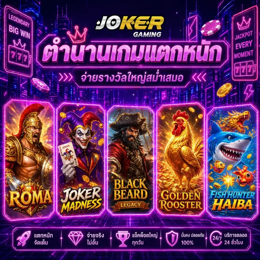 FIN69 Joker Gaming ตำนานเกมแตกหนัก